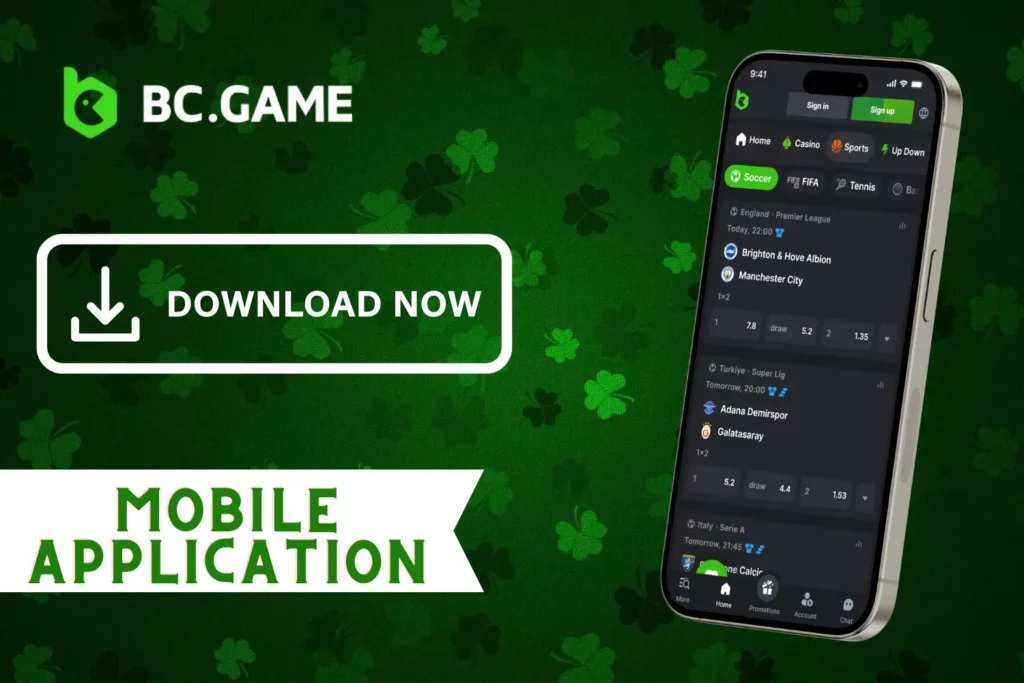 BC Game Mobile Application